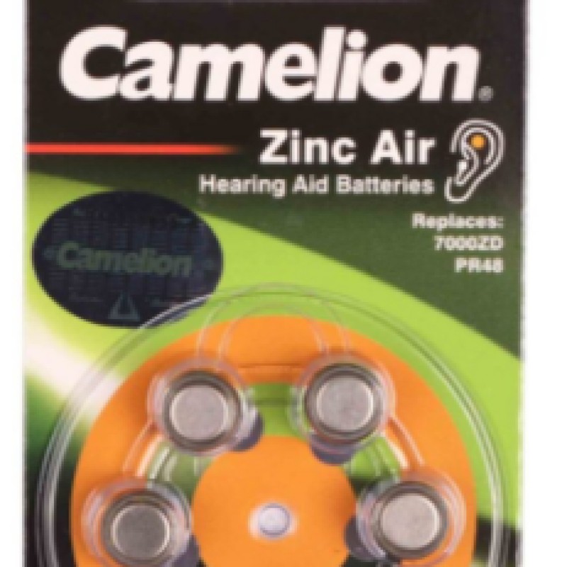 باتری سمعک کملیون مدل 13 بسته 6 عددی Camelion Hearing Aid Battery Size 13