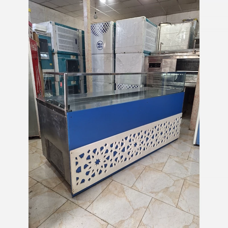یخچال مکعبی ویترینی ارتفاع180 3درب موتور کوبیجل