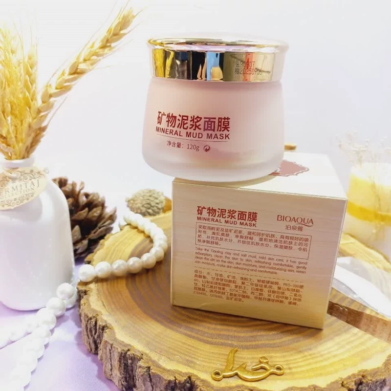 ماسک صورت مدل خاک رس برند بیوآکوا | BIOAQUA