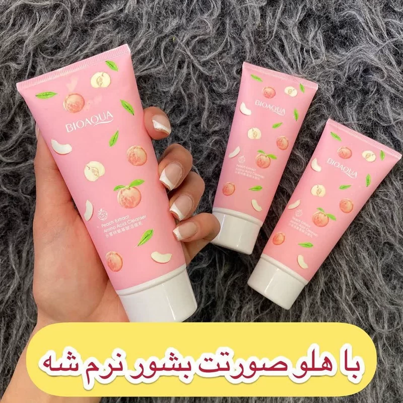 فوم شستشوی صورت هلو اصل بیواکوا