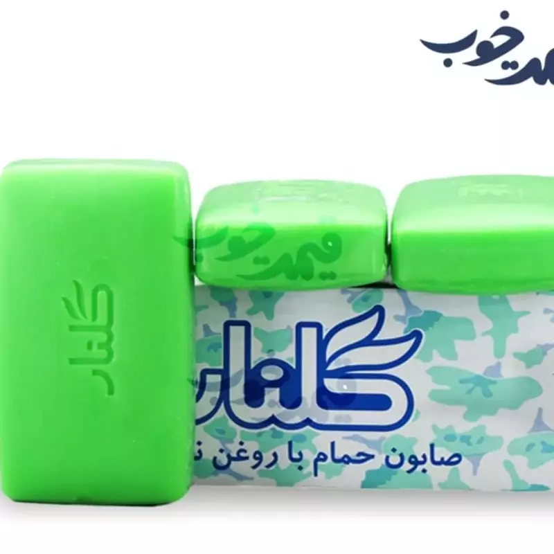 صابون گلنار سبز 6عددی