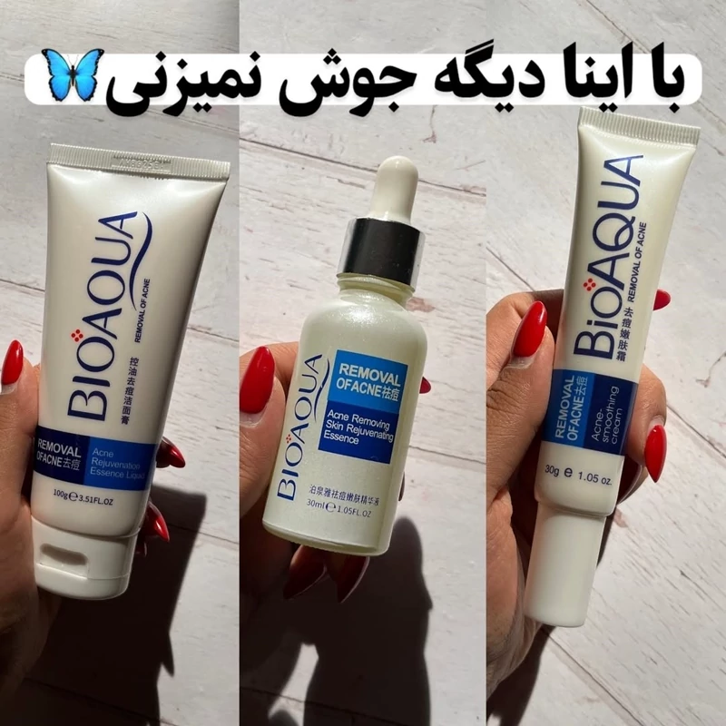 فوم شستشو صورت بیوآکوا فوم شستشو پوست چرب بیوآکوا فوم شستشو ضدجوش بیوآکوا