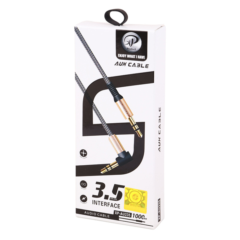 کابل XP-Product XP-AU235 AUX 1m یکسر L پس کرایه