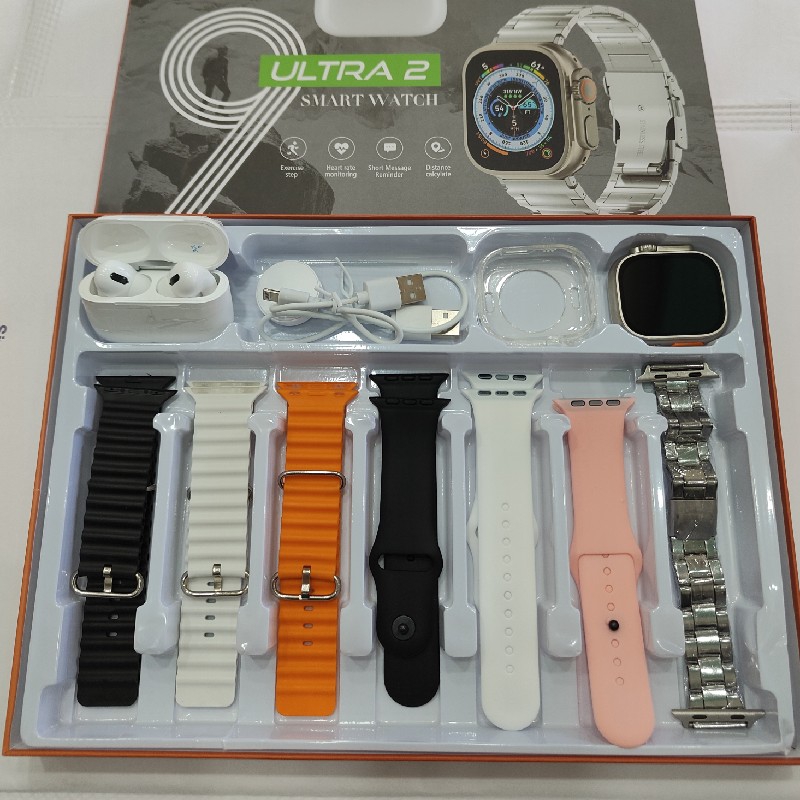 ساعت هوشمند 7بند همراه ایرپاد HW-89 ULTRA2