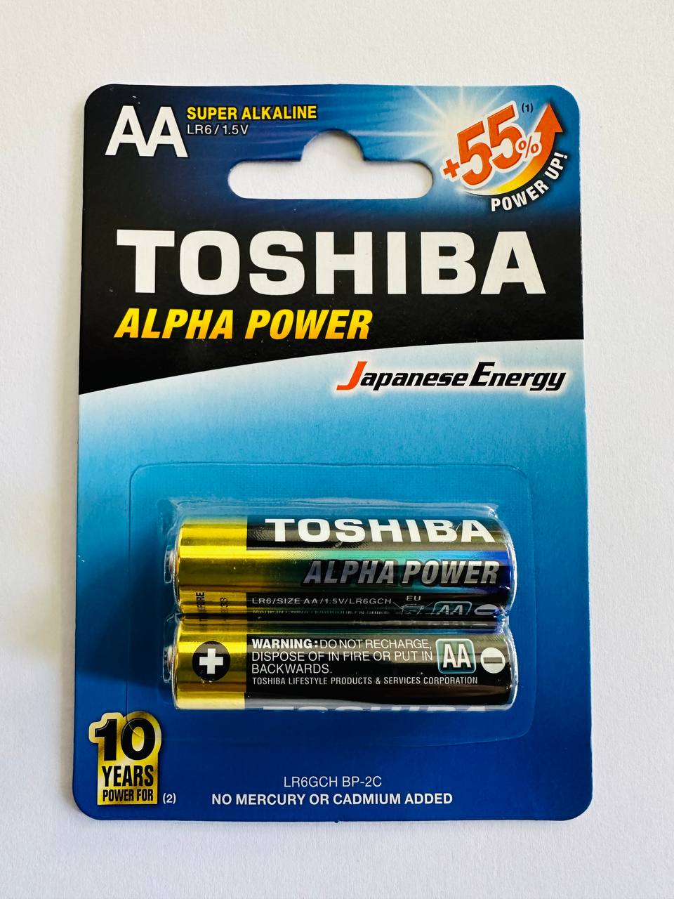 باتری قلمی سوپر آلکالاین توشیبا مدل ALPHA POWER