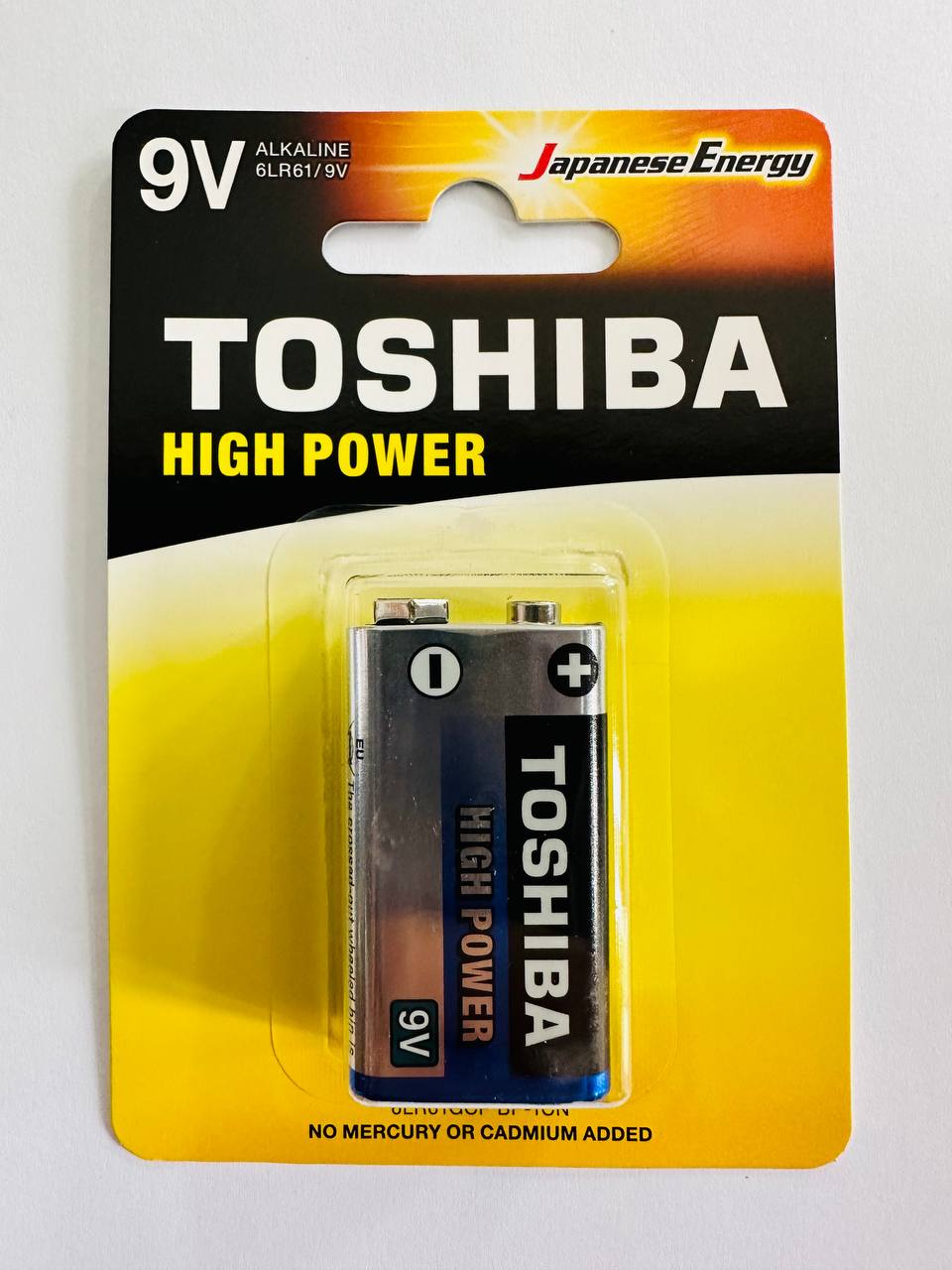 باتری 9 ولت آلکالاین مدل HIGH POWER