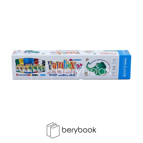panter / پنتر / paintex / گواش / 6 رنگ / 30 میل