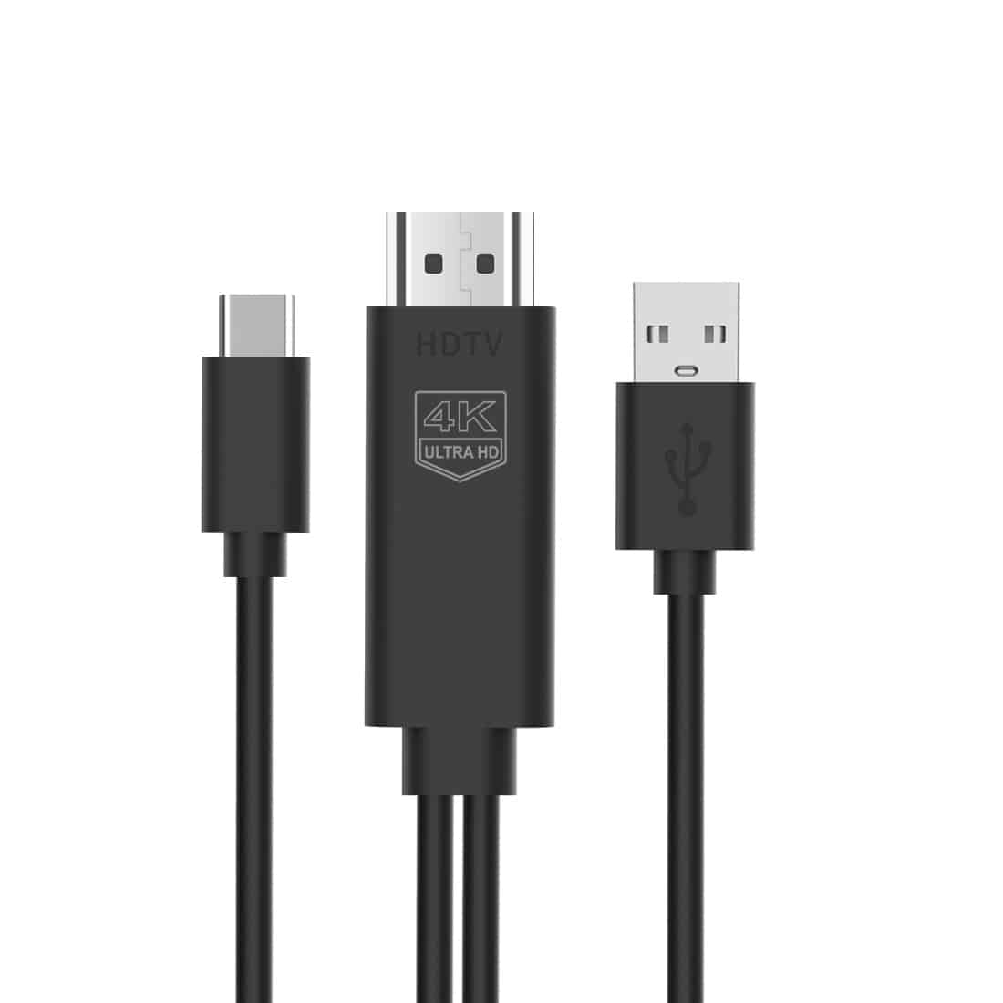 کابل MHL انتقال تصویر تایپ سی به HDMI پرووان PCH77 طول 1.8 متر