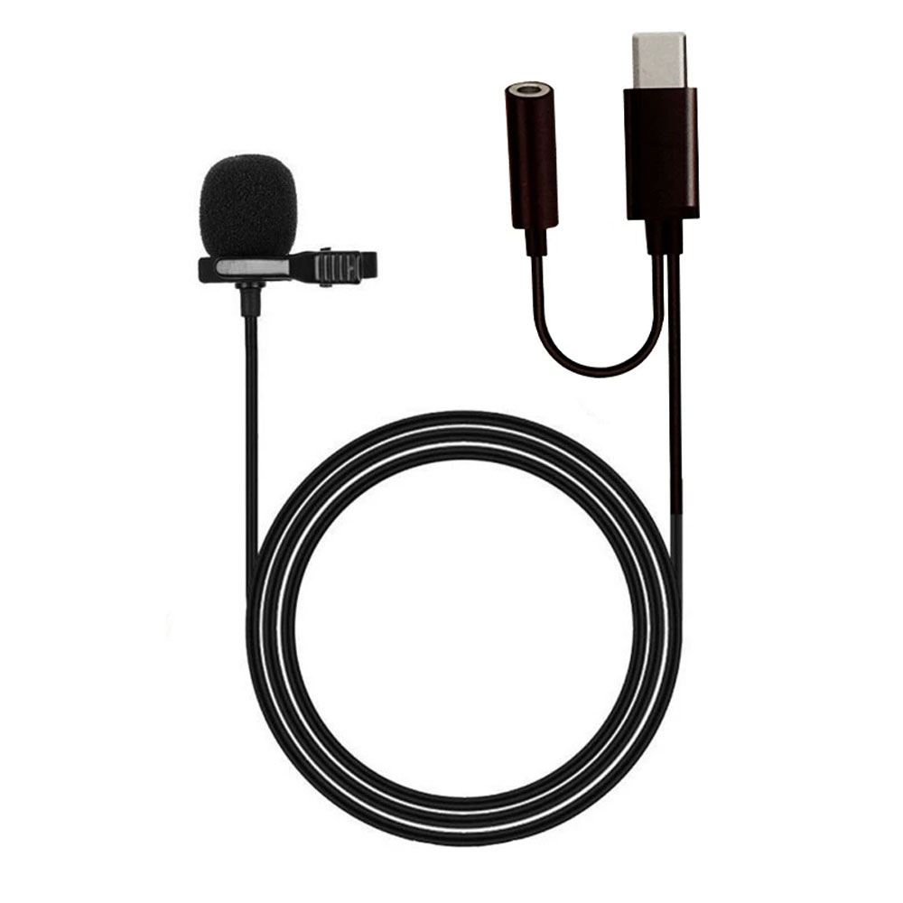 میکروفون یقه ای تایپ سی مدل GL-140