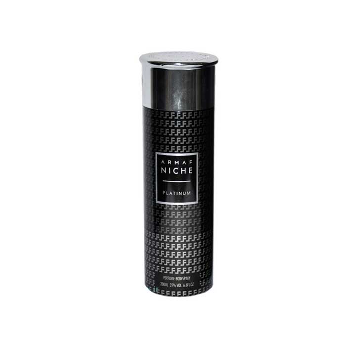 بادی اسپری پرفیوم مردانه آرماف نیچه مدل platinum