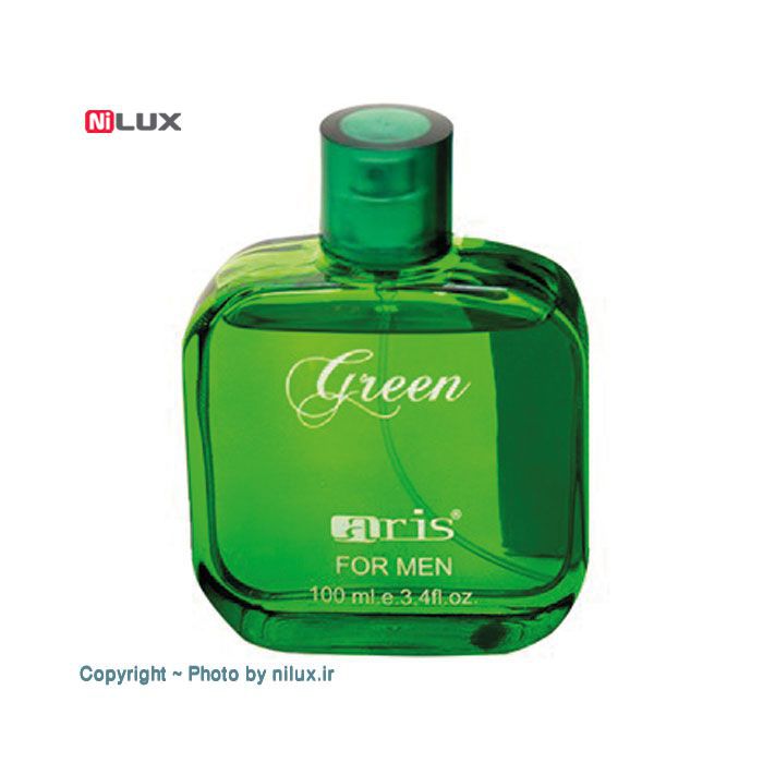 ادو پرفیوم مردانه آریس مدل Green حجم 100 میلی لیتر