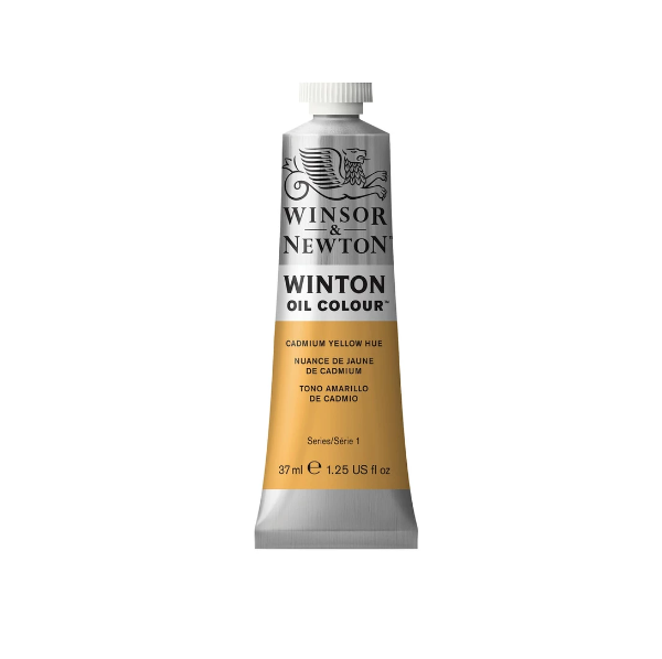 رنگ روغن وینزور مدل cadmium yellow hue حجم 37 میل