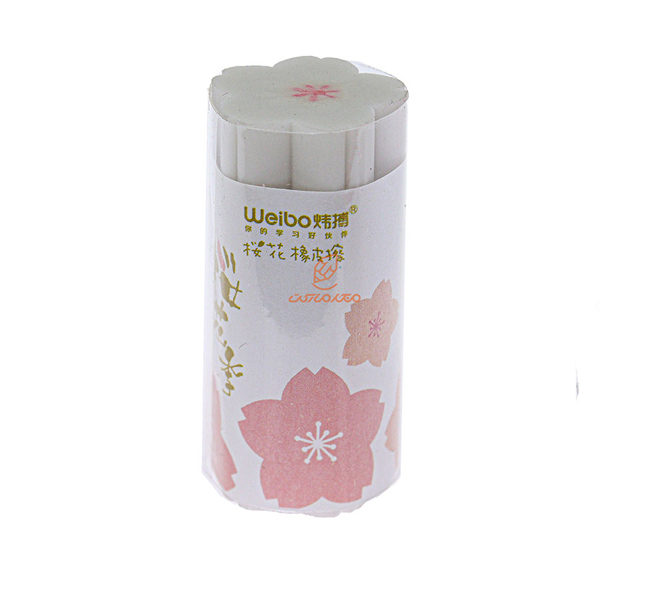 پاک کن عطری 3358 طرح گل سفید