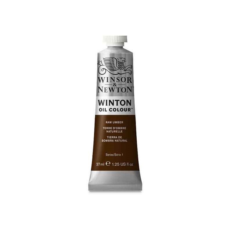 رنگ روغن وینزور مدل raw umber حجم 37 میل