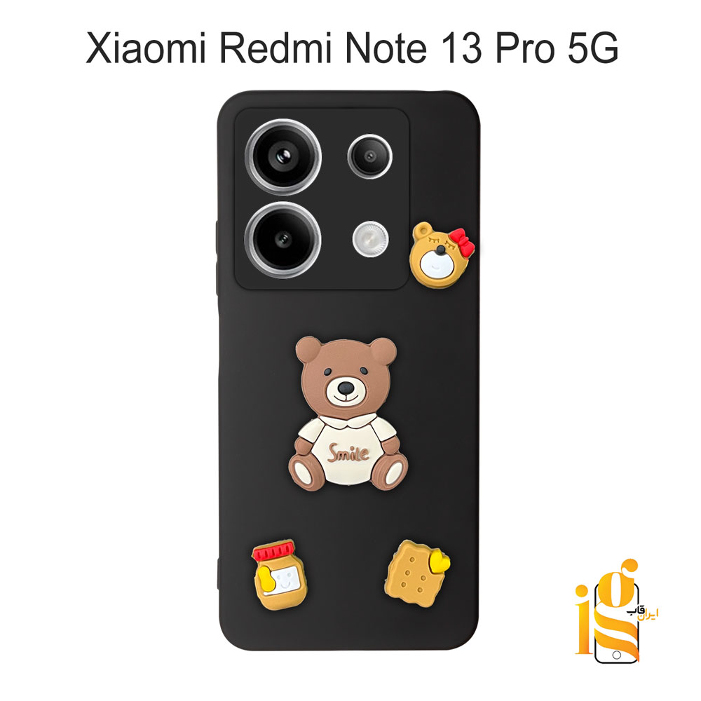 قاب دخترانه خرس پاستیلی برای گوشی شیائومی Redmi Note 13 Pro 5G
