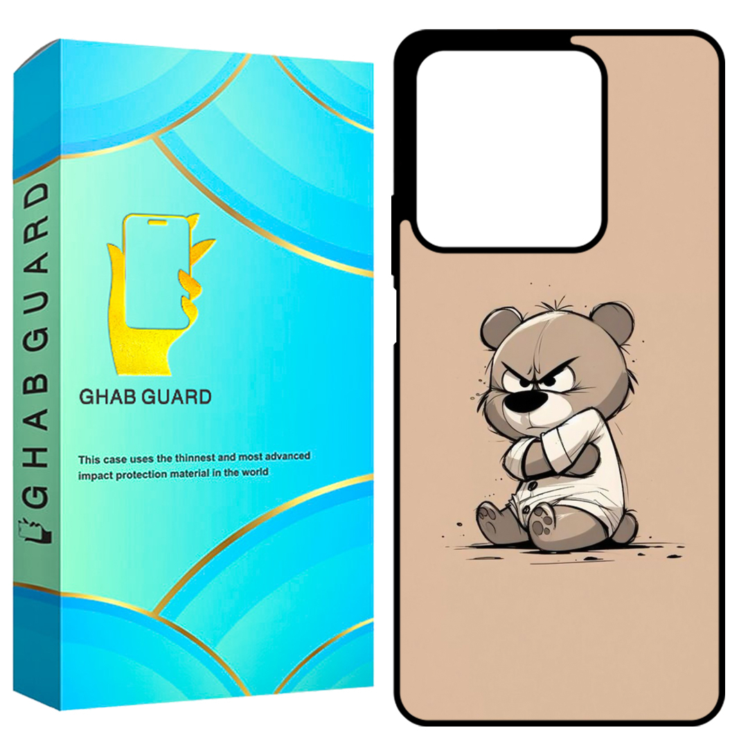 کاور قاب گارد طرح خرس Bear مناسب برای گوشی موبایل شیائومی Redmi Note 13 4G