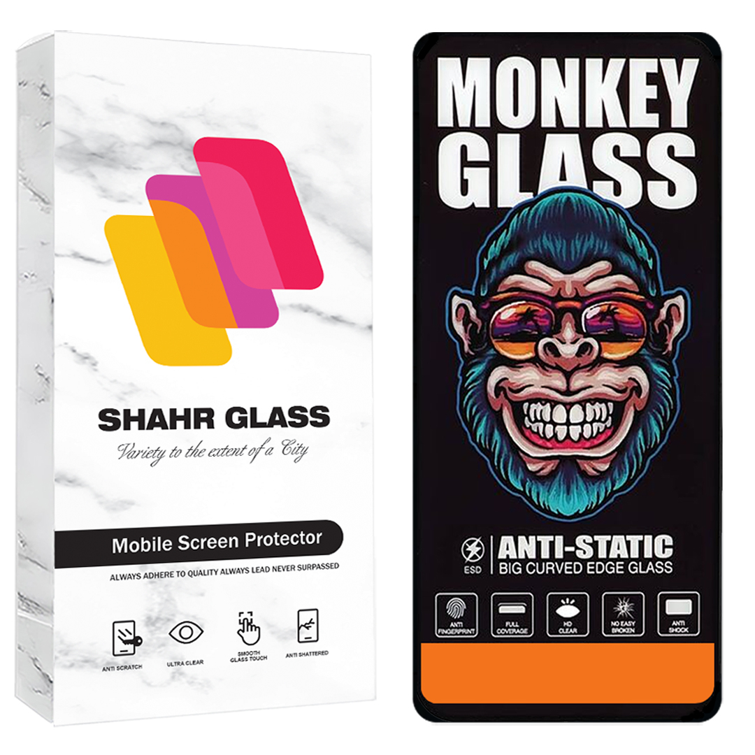 محافظ صفحه نمایش شهر گلس مدل آنتی استاتیک مانکی  AntiStatic Monkey مناسب برای گوشی موبایل سامسونگ Galaxy A51 4G / A51 5G