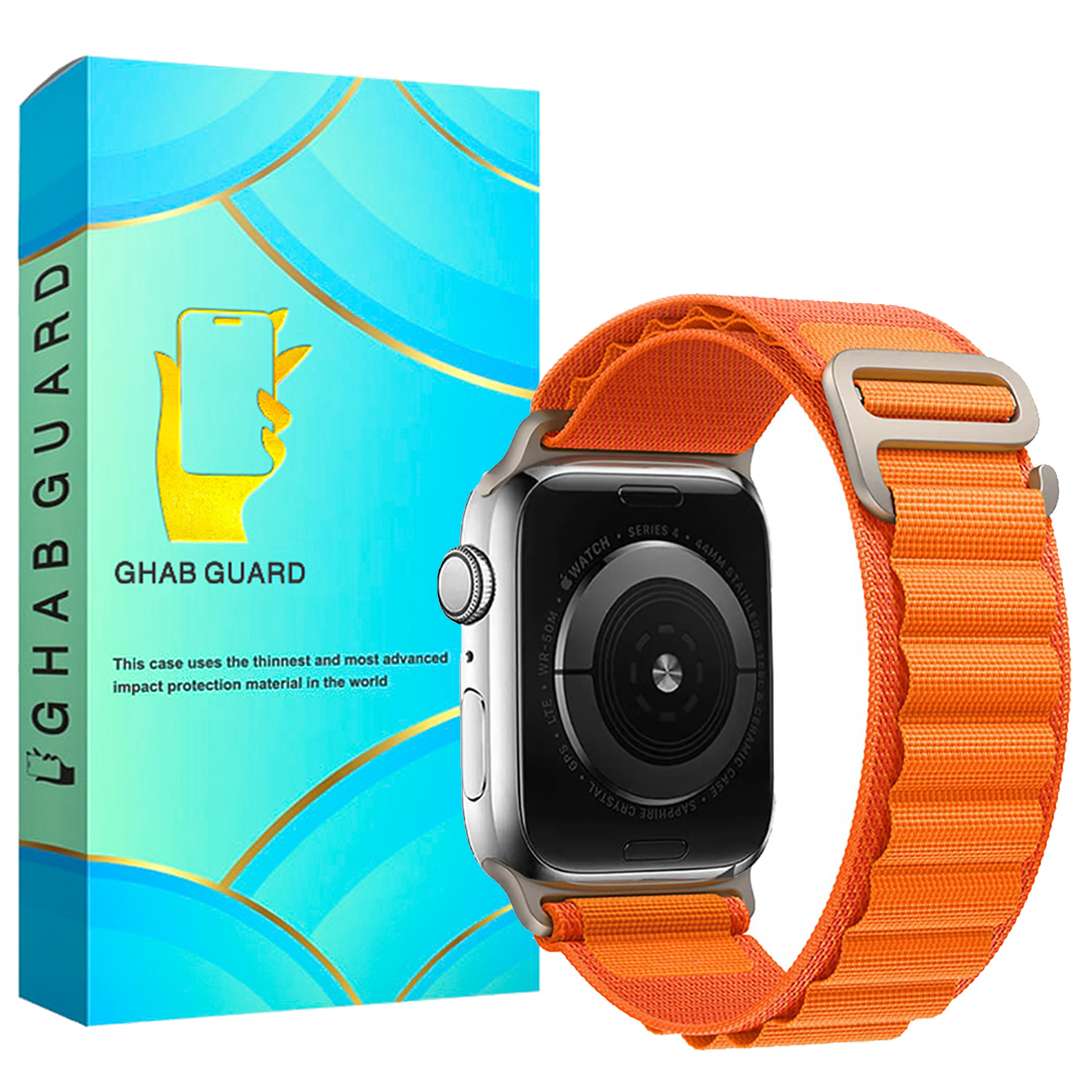 بند قاب گارد مدل پارچه ای آلپاین Parcheyi Alpine مناسب برای اپل واچ Watch SE 2020 40mm