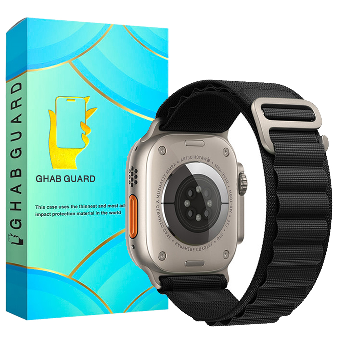 بند قاب گارد مدل پارچه ای آلپاین Parcheyi Alpine مناسب برای اپل واچ Watch Series 6 44mm