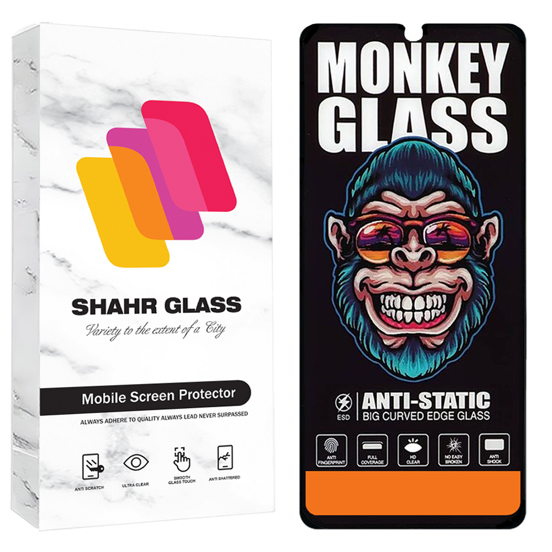 محافظ صفحه نمایش شهر گلس مدل آنتی استاتیک مانکی AntiStatic Monkey مناسب برای گوشی موبایل سامسونگ Galaxy A24 4G/ Galaxy