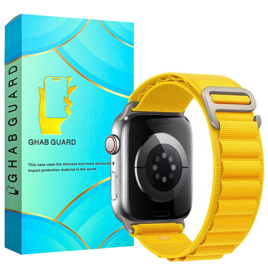 بند قاب گارد مدل پارچه ای آلپاین Parcheyi Alpine مناسب برای اپل واچ Watch Series 4 40mm