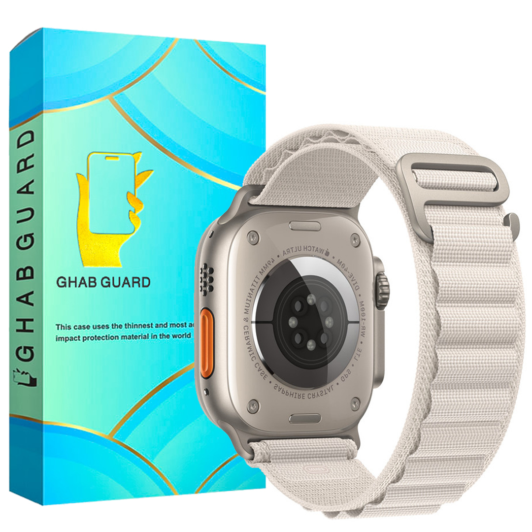بند قاب گارد مدل پارچه ای آلپاین Parcheyi Alpine مناسب برای اپل واچ Watch Series 10 42mm