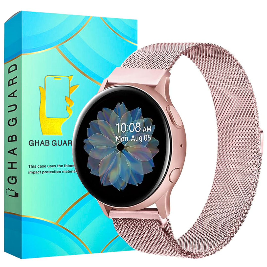 بند قاب گارد مدل میلانس Milanese مناسب برای ساعت هوشمند هایلو Solar Haylou LS05
