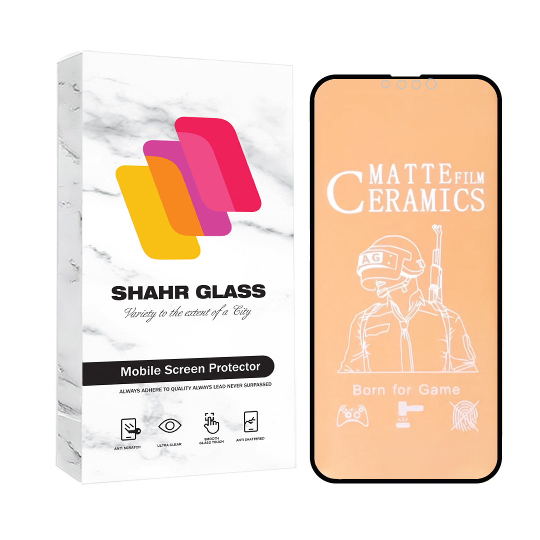 محافظ صفحه نمایش شهر گلس مدل سرامیک مات Ceramic Matte مناسب برای گوشی موبایل اپل iPhone 13 Pro / iPhone 13 / iPhone 14
