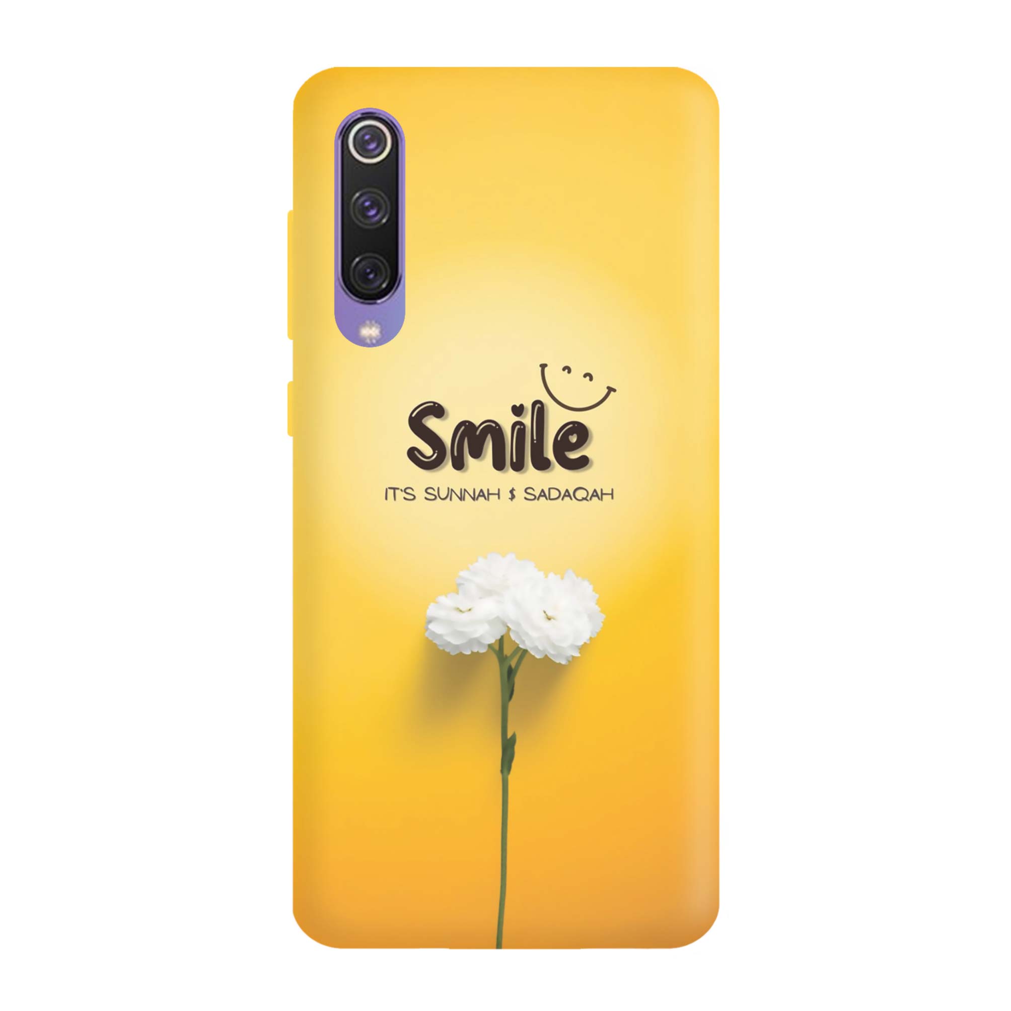 قاب گوشی شیائومی MI 9 SE طرح گل سفید