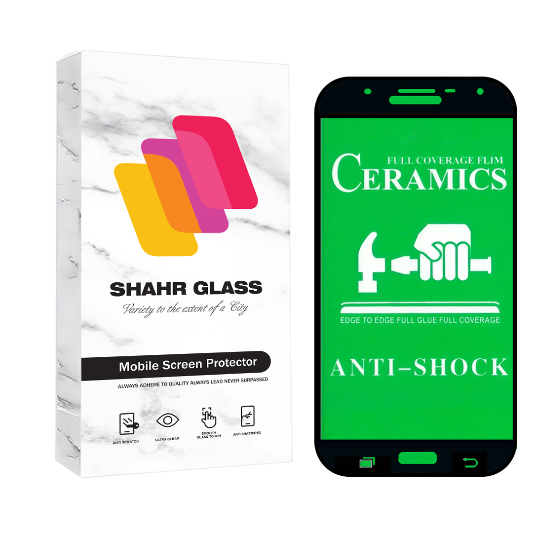 محافظ صفحه نمایش شهر گلس مدل سرامیک شفاف Ceramic Clear مناسب برای گوشی موبایل سامسونگ Galaxy J7 2016 / J710