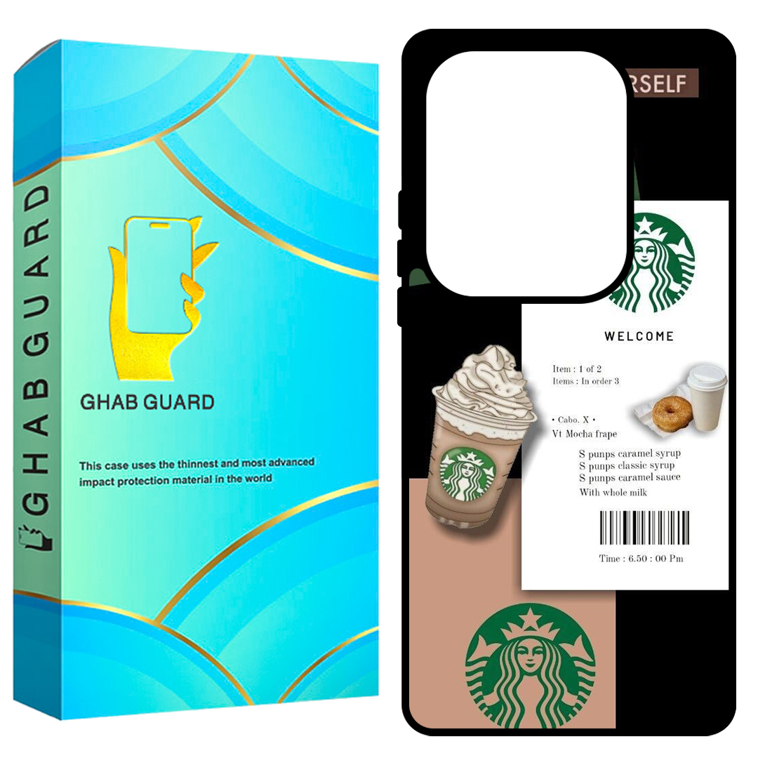کاور قاب گارد طرح کافه Cafe مناسب برای گوشی موبایل شیائومی Redmi Note 13 Pro 4G / Poco M6 Pro 4G