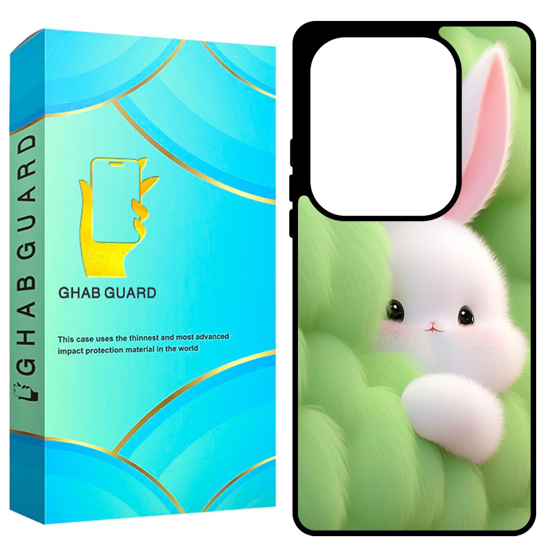 کاور قاب گارد طرح خرگوش Rabbit مناسب برای گوشی موبایل شیائومی Redmi Note 13 Pro 4G / Poco M6 Pro 4G