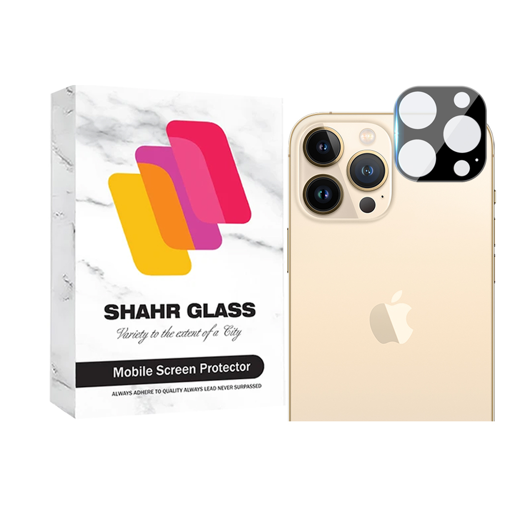 محافظ لنز دوربین شهر گلس مدل فول Lens Full مناسب برای گوشی موبایل اپل iPhone 13 Pro Max / iPhone 13 Pro