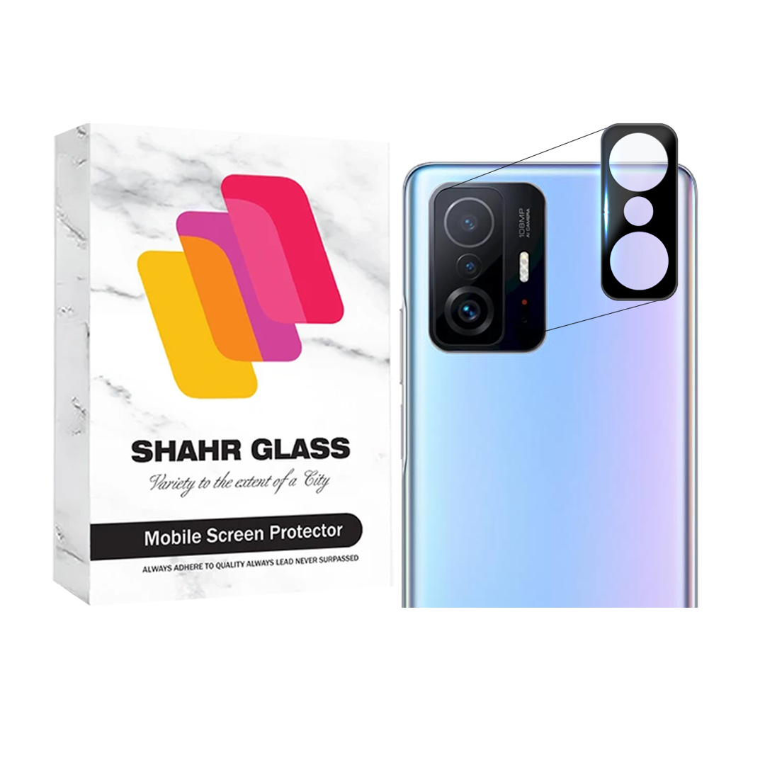 محافظ لنز دوربین شهر گلس مدل فول Lens Full مناسب برای گوشی موبایل شیائومی 11T / 11T Pro