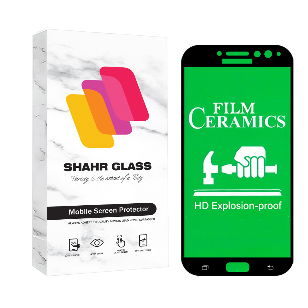 محافظ صفحه نمایش شهر گلس مدل سرامیک شفاف Ceramic Clear مناسب برای گوشی موبایل سامسونگ Galaxy J7 2017 / J7 Pro / J730