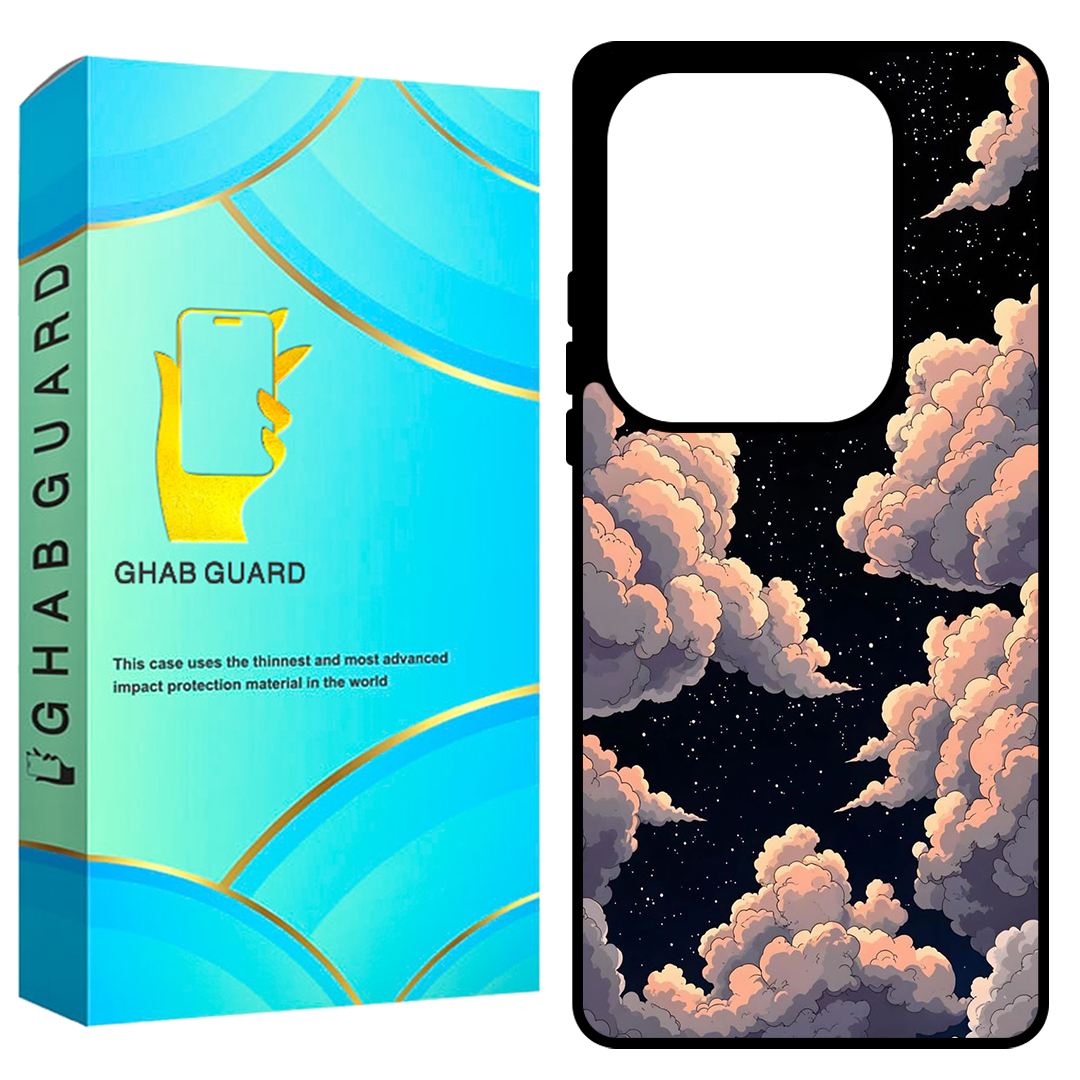 کاور قاب گارد طرح ابر Cloud مناسب برای گوشی موبایل شیائومی Redmi Note 13 Pro 4G / Poco M6 Pro 4G