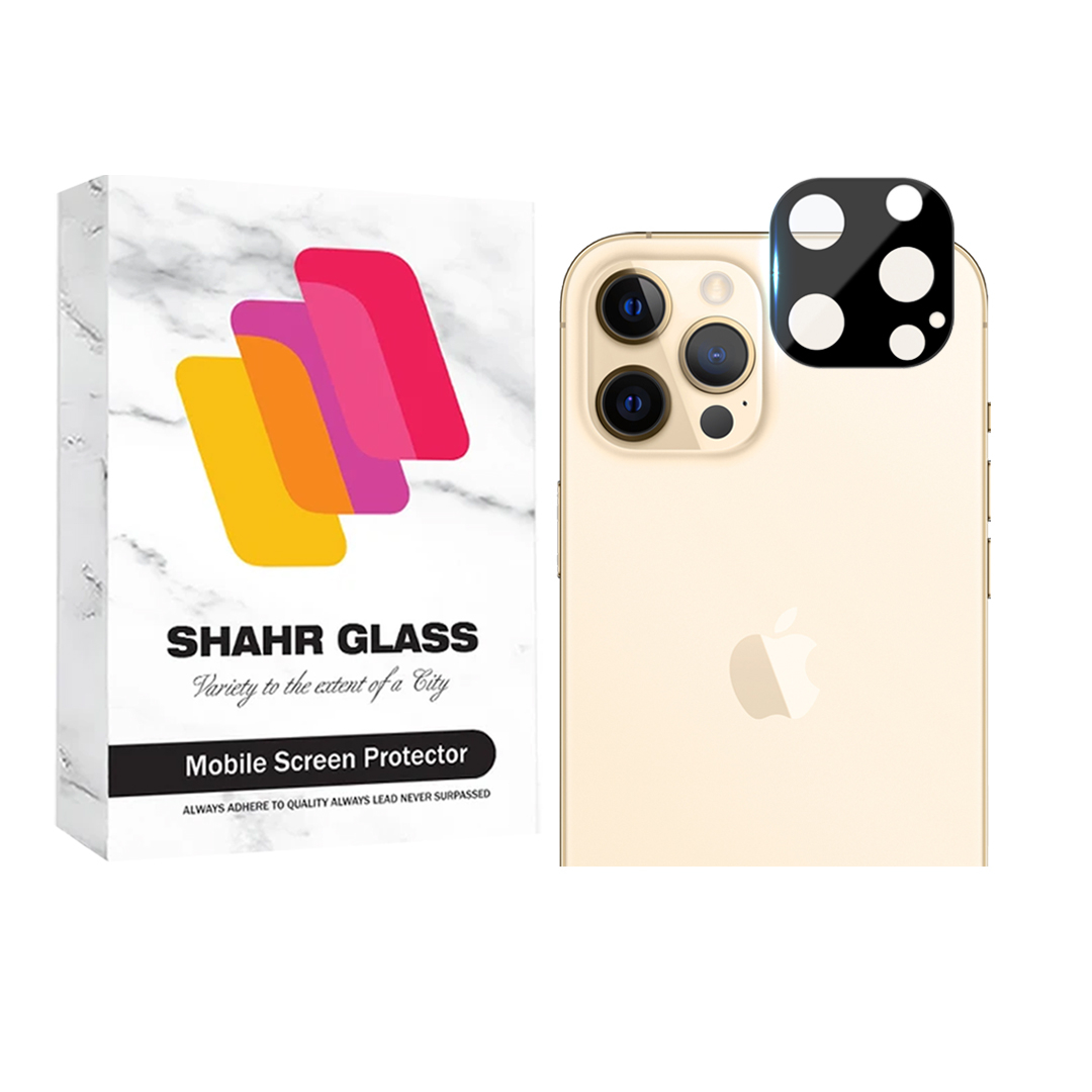 محافظ لنز دوربین شهر گلس مدل فول Lens Full مناسب برای گوشی موبایل اپل iPhone 12 Pro