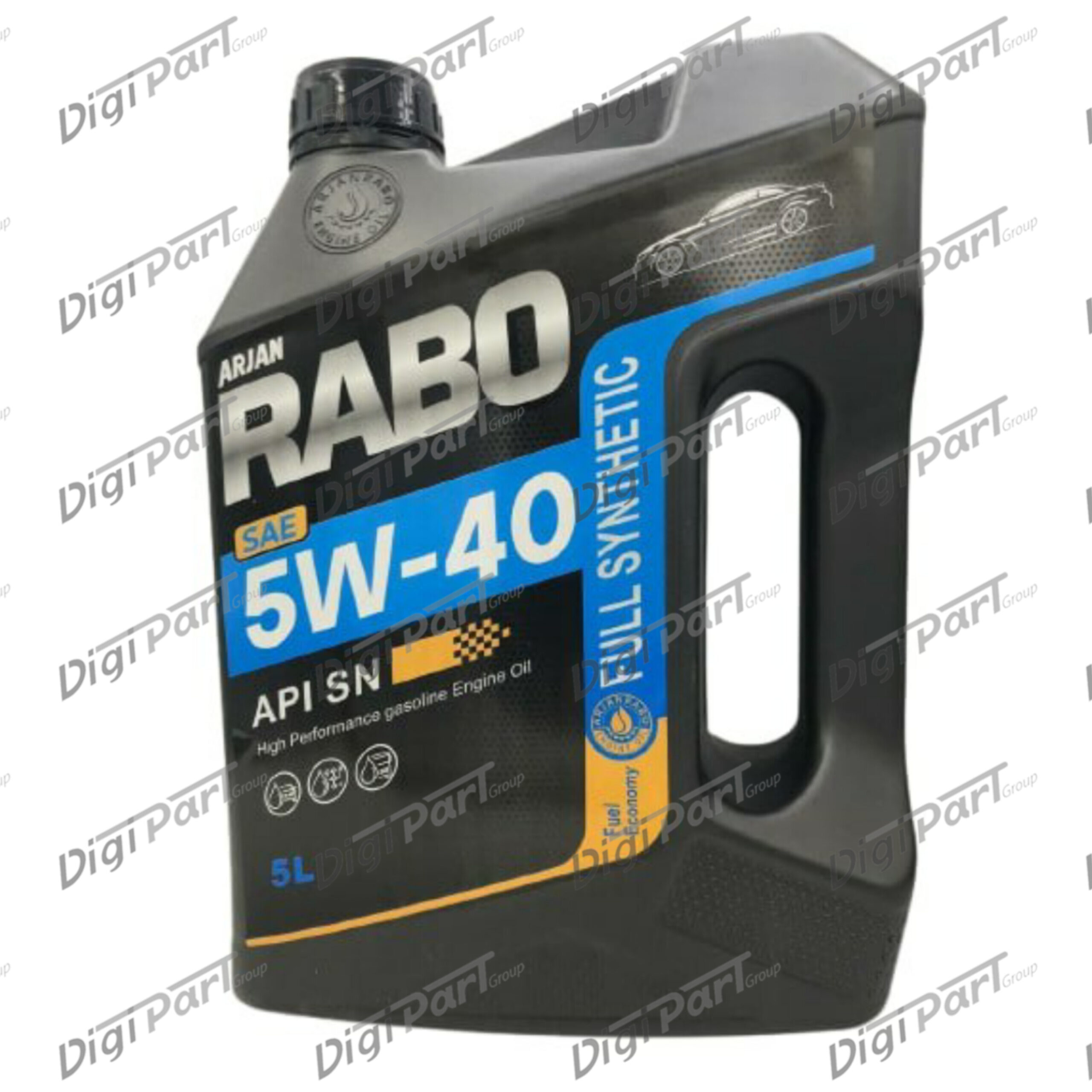 روغن موتور رابو مدل5W-40 SN حجم 5 لیتری