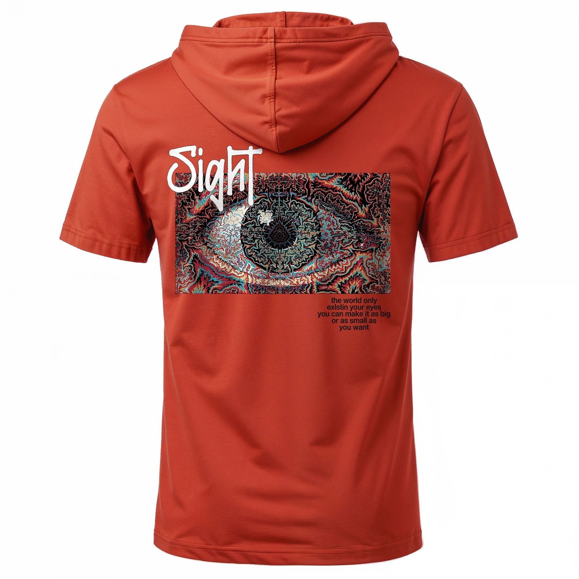 تی شرت کلاه دار مردانه مدل 14040311 b رنگ قرمز