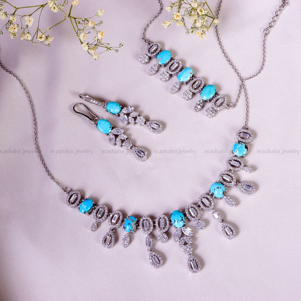 سرویس فیروزه زنانه کد 14300