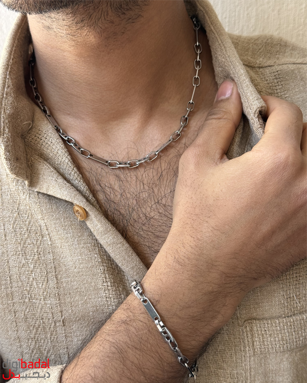 ست زنجیر و دستبند کد 190032