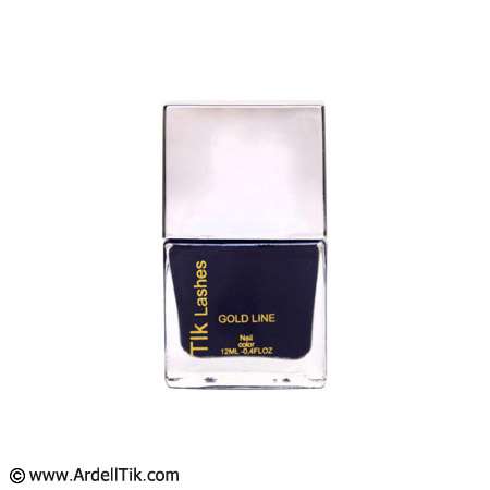 لاک ناخن تیک - 8 winter black مشکی بلوری پرکلاغی