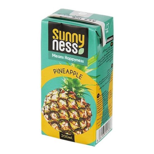 ابمیوه اناناس 200 سی سی پاکتی سانی نس(پک 432 عددی)( قیمت تک :12,480)( قیمت مصرف : 19,000)