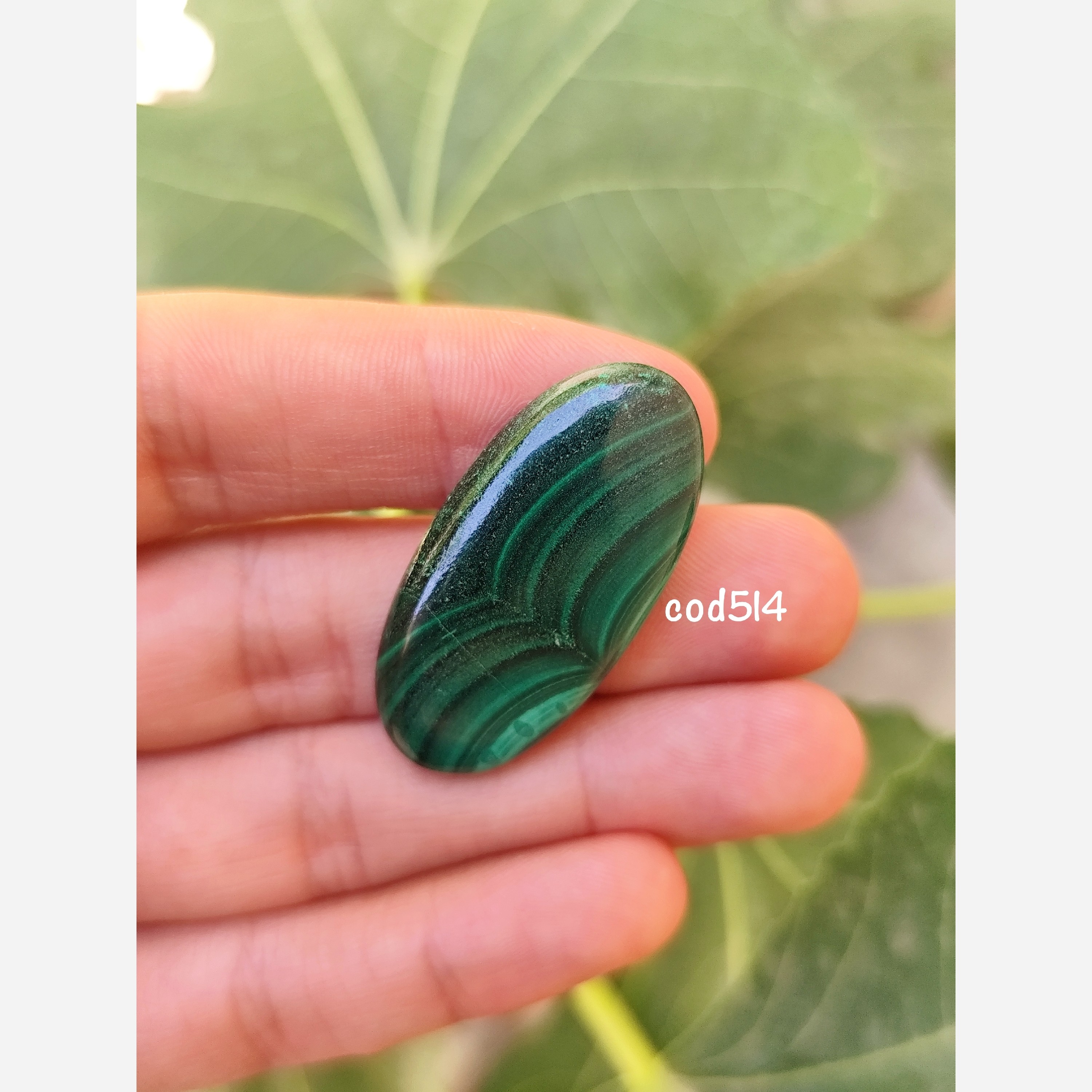 سنگ مالاکیت کلکسیونی کد4