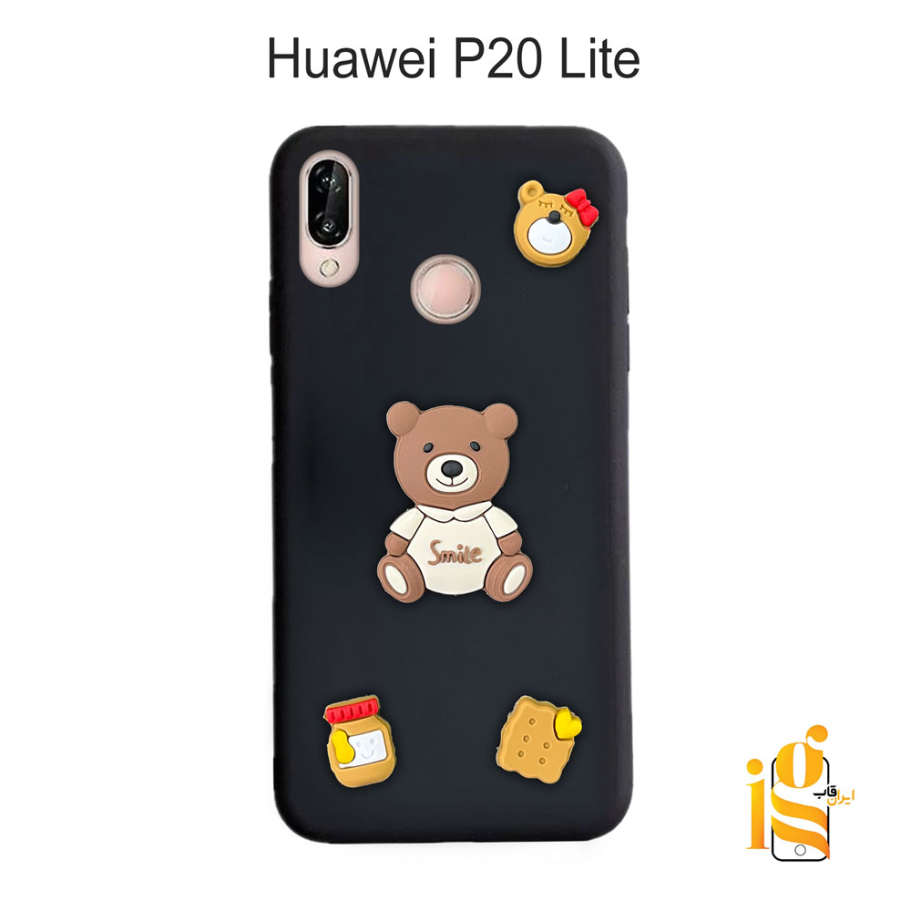 قاب دخترانه خرس پاستیلی برای گوشی هوآوی P20 Lite