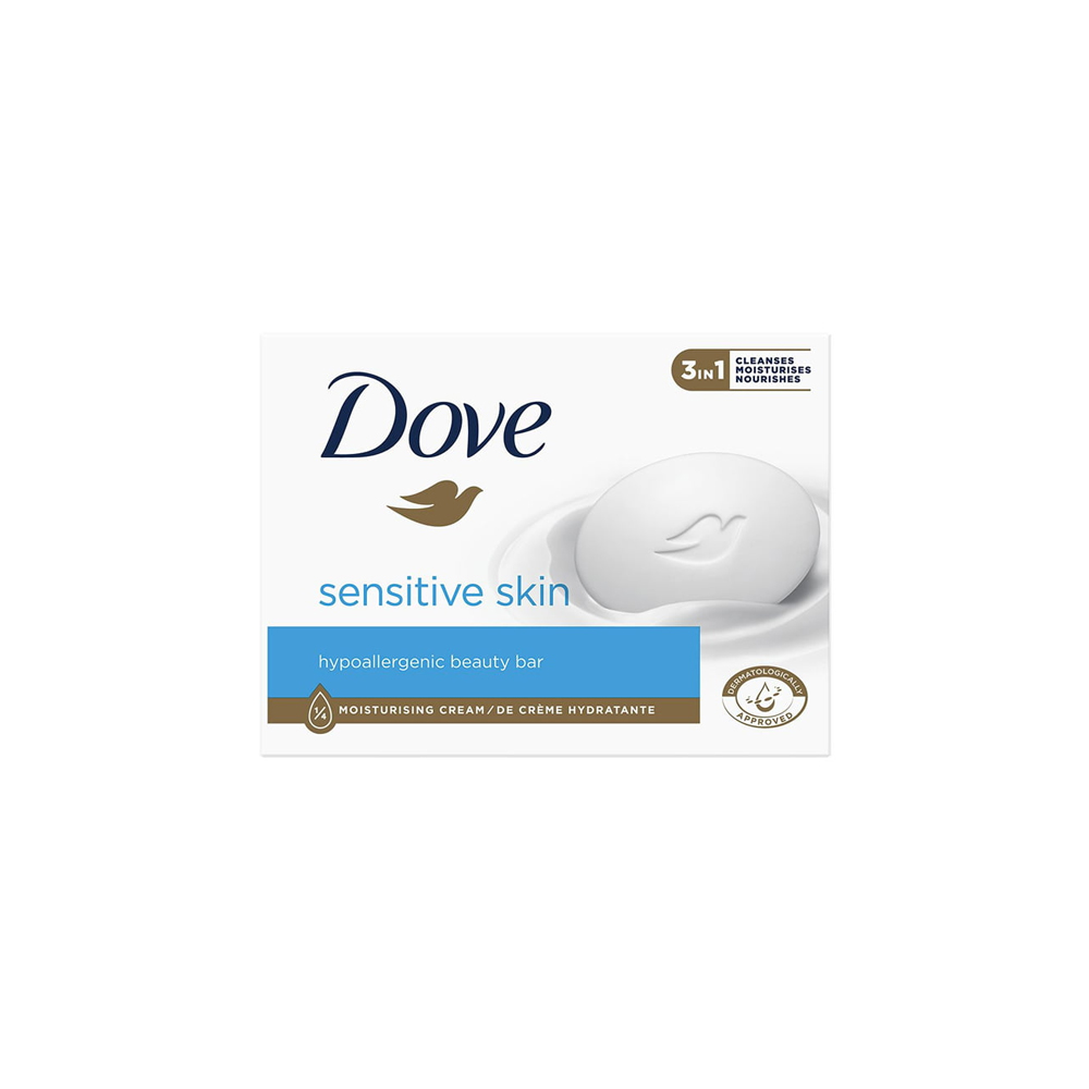 صابون Dove مدل Sensitive Skin وزن 90 گرم