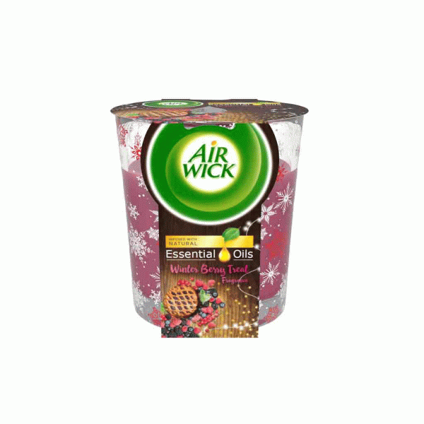 شمع خوشبو کننده لیوانی AIR WICK با رایحه تمشک حجم 105 گرم