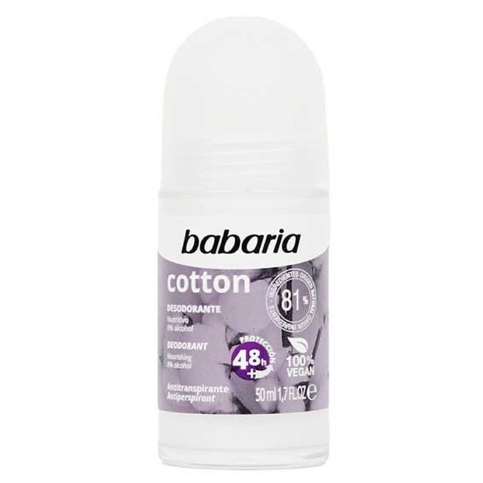 رول ضد تعریق دئودورانت باباریا مدل Cotton حجم 50 میل