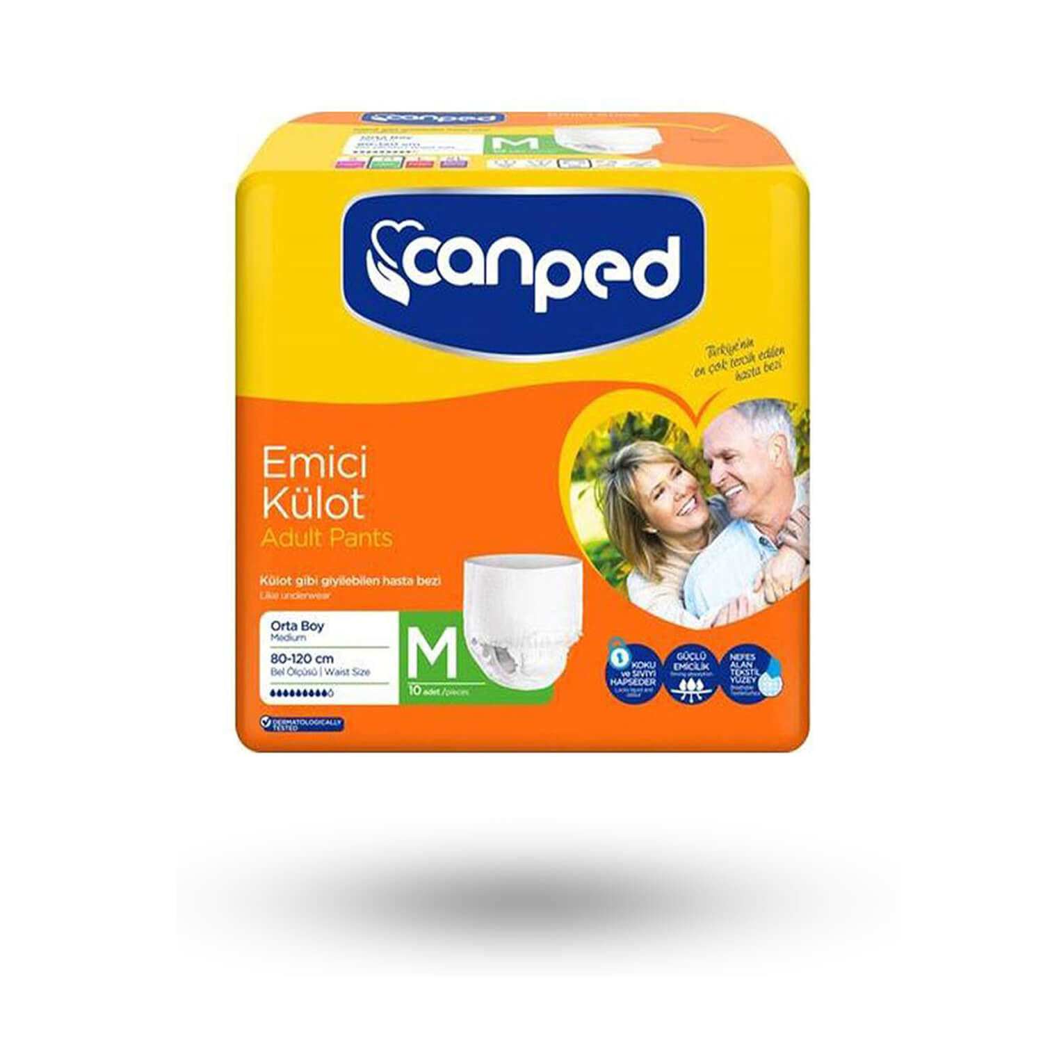 پوشک بزرگسال شورتی جان پد سایز Medium تعداد 9عددی