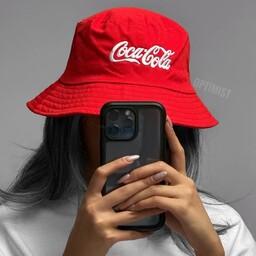کلاه باکت Cocacola کتان  فری سایز
